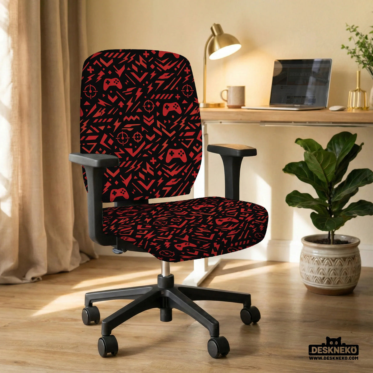 Red gaming chair cover