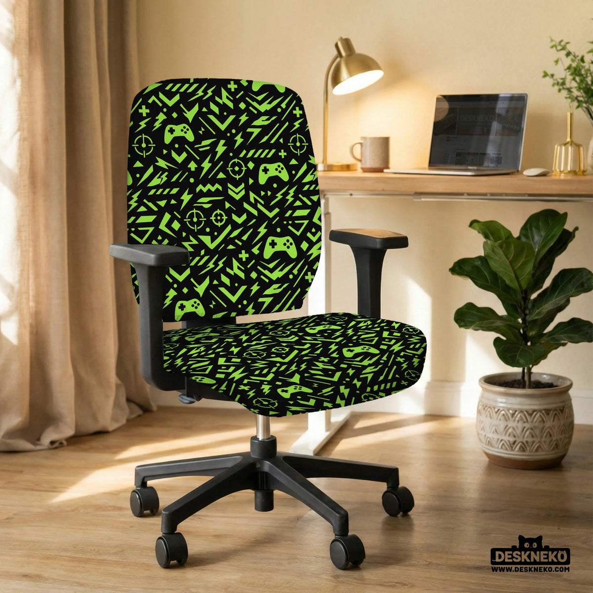 Neon gaming chair cover