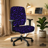Purple chair cover