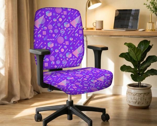 Geometric chair cover