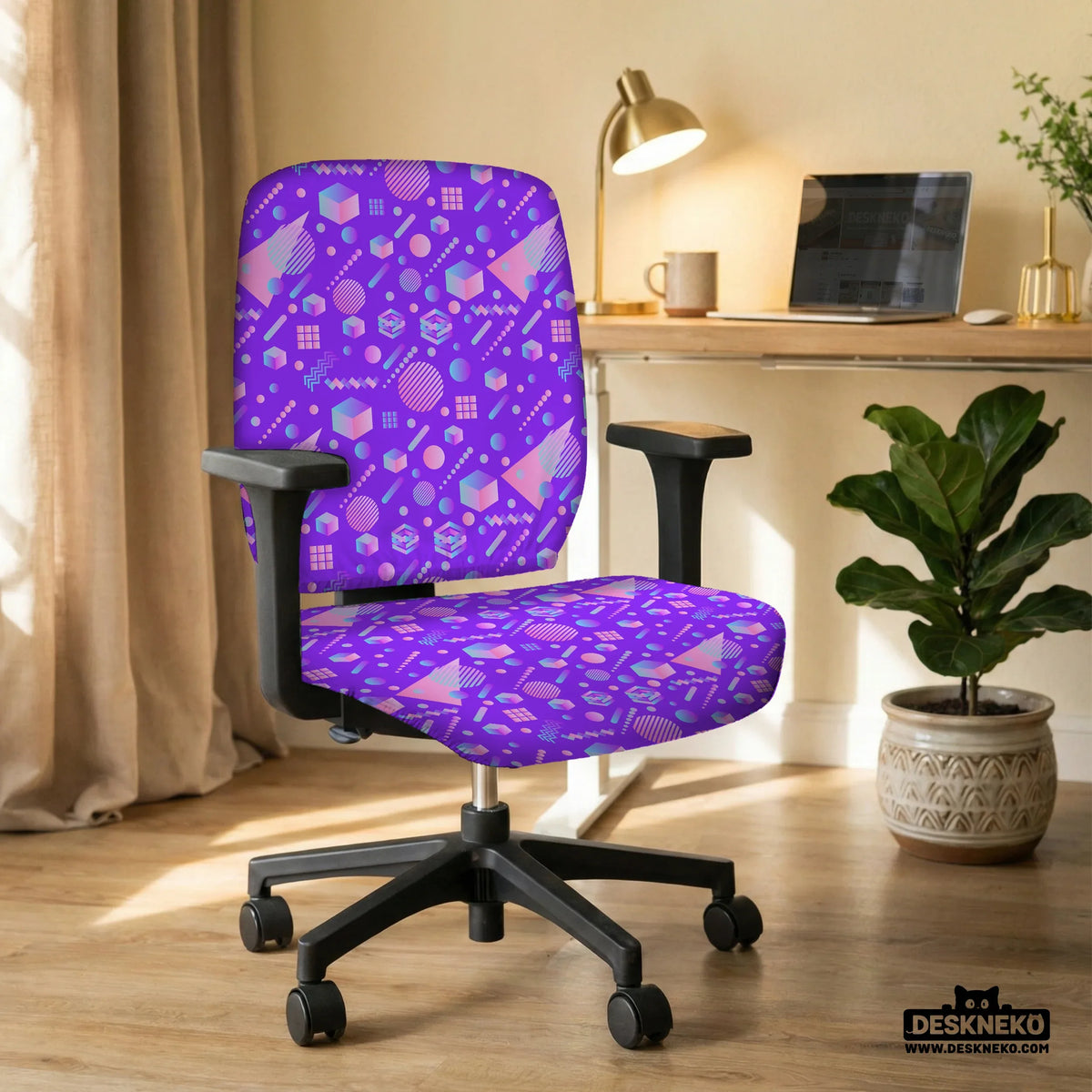 Geometric chair cover