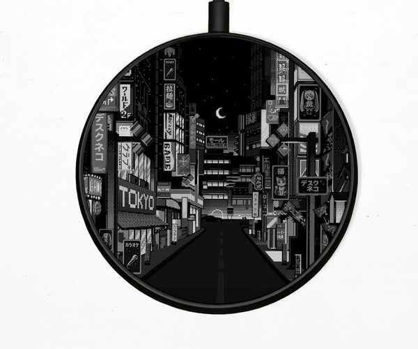 Tokyo Pixel Night Wireless Charger - Deskneko