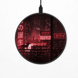 Neon Cat Skyline Wireless Charger - Deskneko