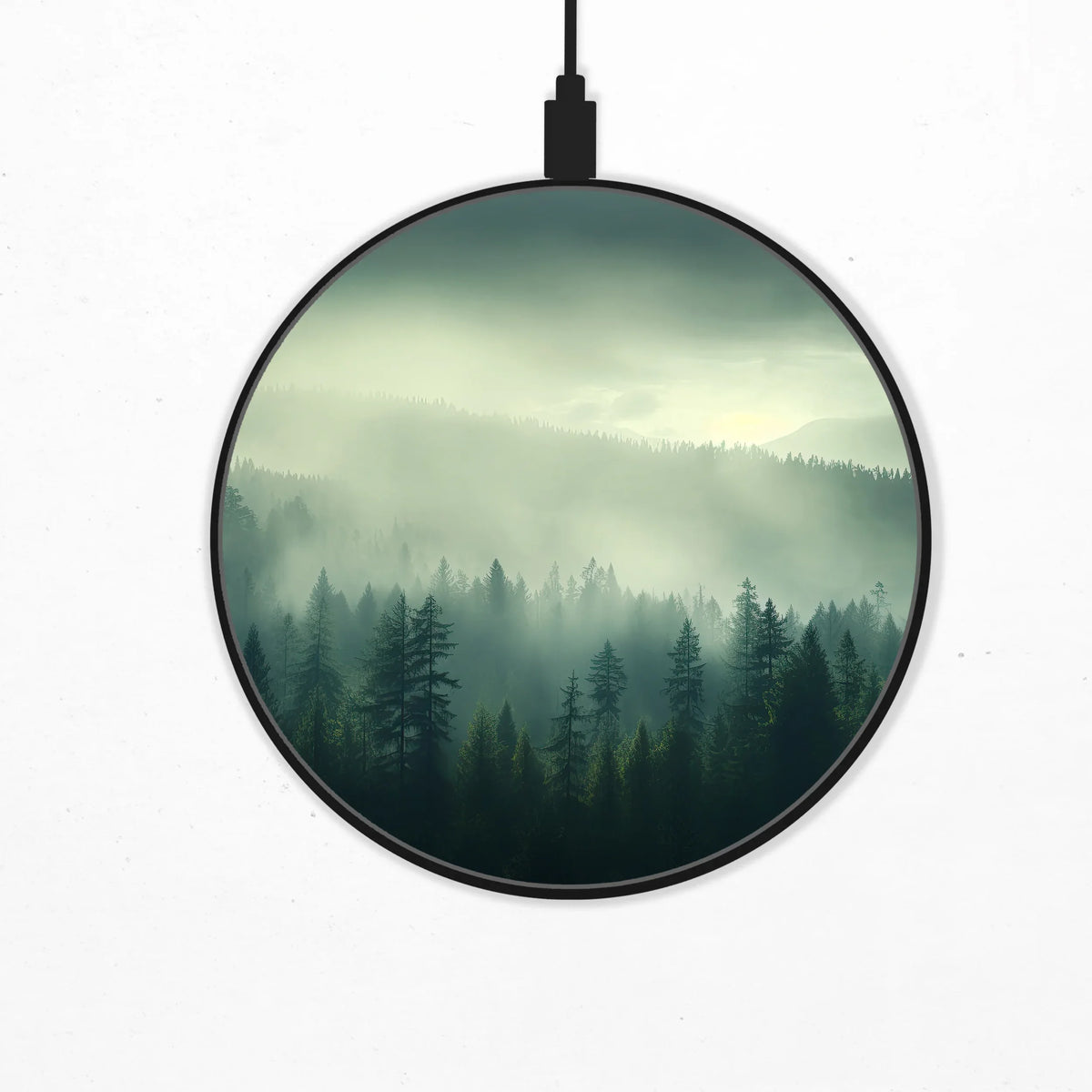 Misty Forest Wireless Charger - Deskneko