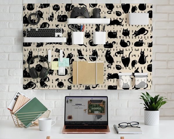 Black cats pegboard