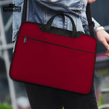 Burgundy laptop sleeve & bag for macbook and notebooks