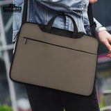 Cocoa laptop sleeve case, minimalist padded notebook cover