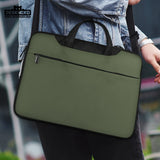 Midnight olive laptop sleeve