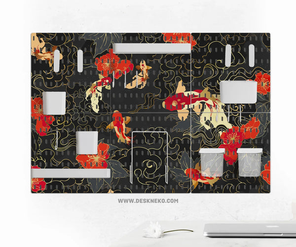 Koi Fish Pegboard Set - Deskneko