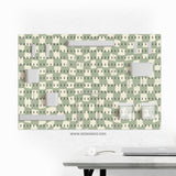 Green checker pegboard