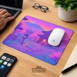 Pastel sakura anime mousepad