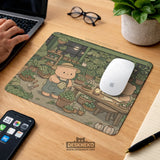 Kawaii bear ergonomic mousepad and keyboard wrist rest desk support