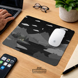 Midnight cat mountains mousepad