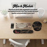Koi waves desk mat