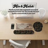Woodland pattern wrist rest