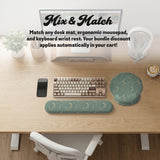 Celestial moon desk mat