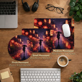 Lofi anime desk mat XXL extended japanese rainy street