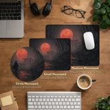 Crimson samurai eclipse desk mat mousepad