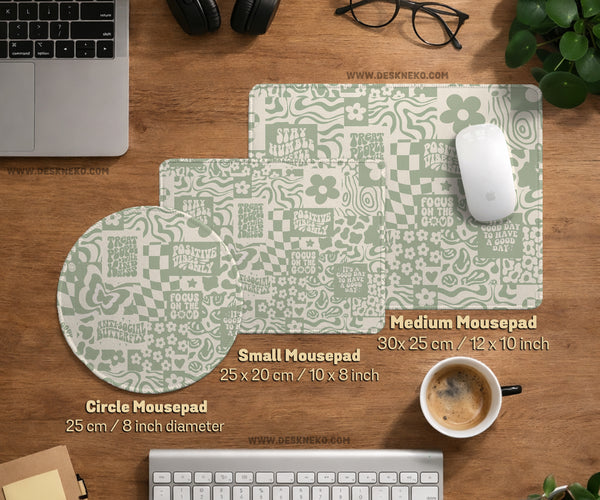 Positive Affirmations Desk Mat Mousepad - Desk Mat - Deskneko - Desk Mats & Mousepads