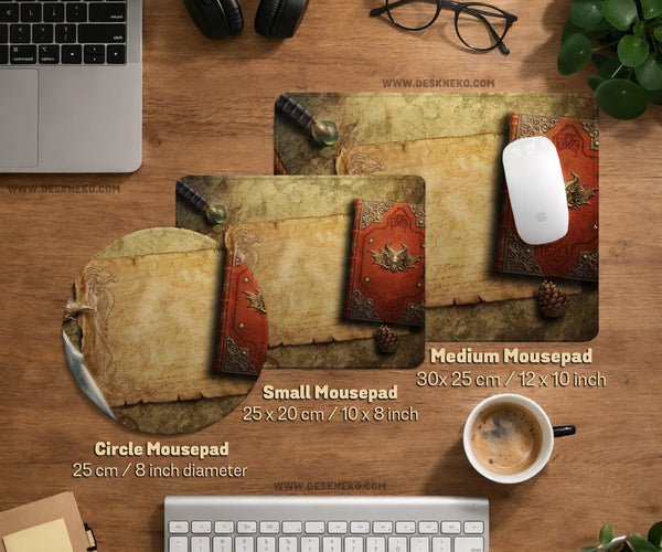 Fantasy Map Deskmat Mousepad, - Deskneko