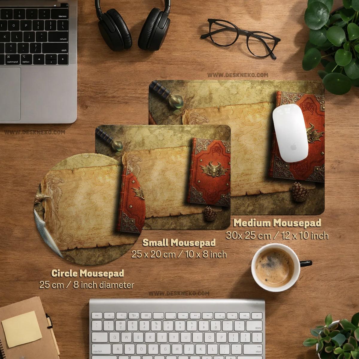 Fantasy map deskmat mousepad,