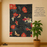 Koi fish wall tapestry