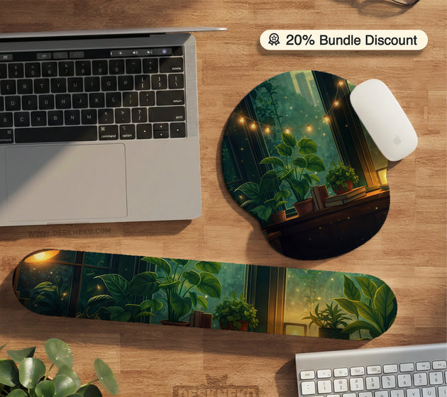 Lofi aesthetic ergonomic mousepad wrist rest