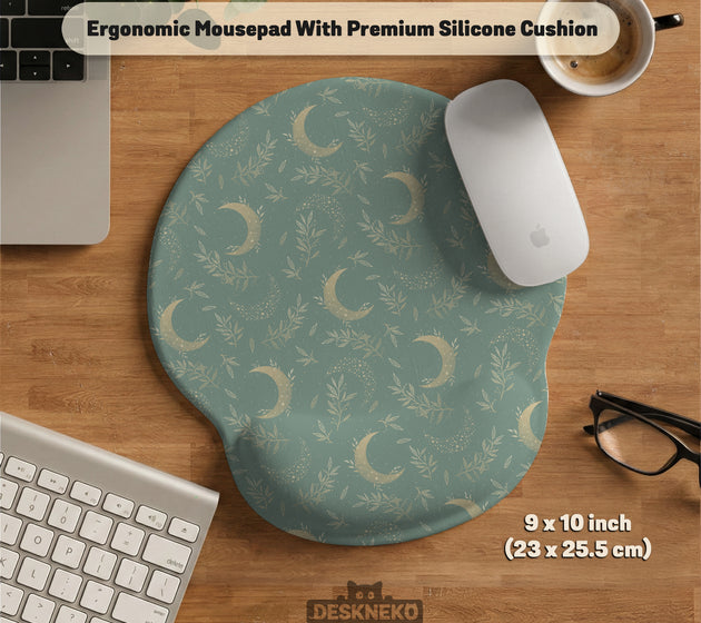 Celestial moon ergonomic wrist rest set