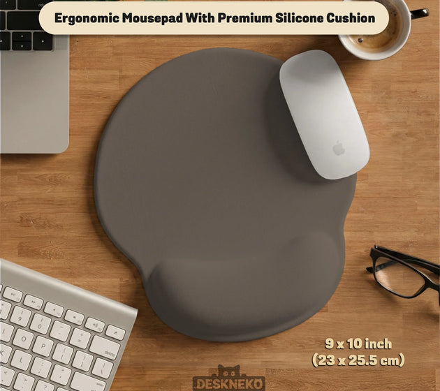Cocoa ergonomic mousepad / keyboard wrist rest