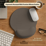 Cocoa ergonomic mousepad / keyboard wrist rest
