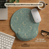 Celestial moon desk mat