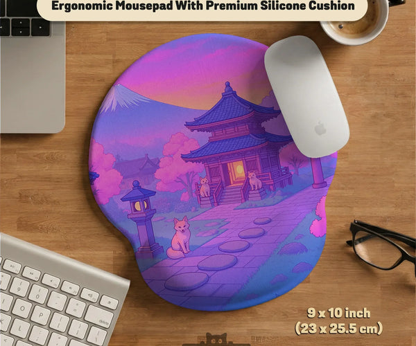 Pastel Sakura Anime Mousepad - Deskneko
