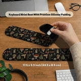Woodland pattern wrist rest