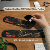 Koi waves desk mat