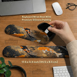 Gold Koi Fish Mousepad Wrist Rest - Ergonomic Mousepads & Wrist Rests - Deskneko - Mousepads & Wrist Rests