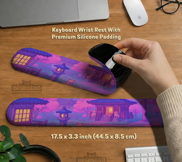 Pastel sakura anime mousepad