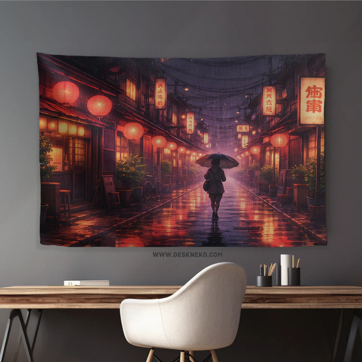 Lofi Anime Street - Deskneko