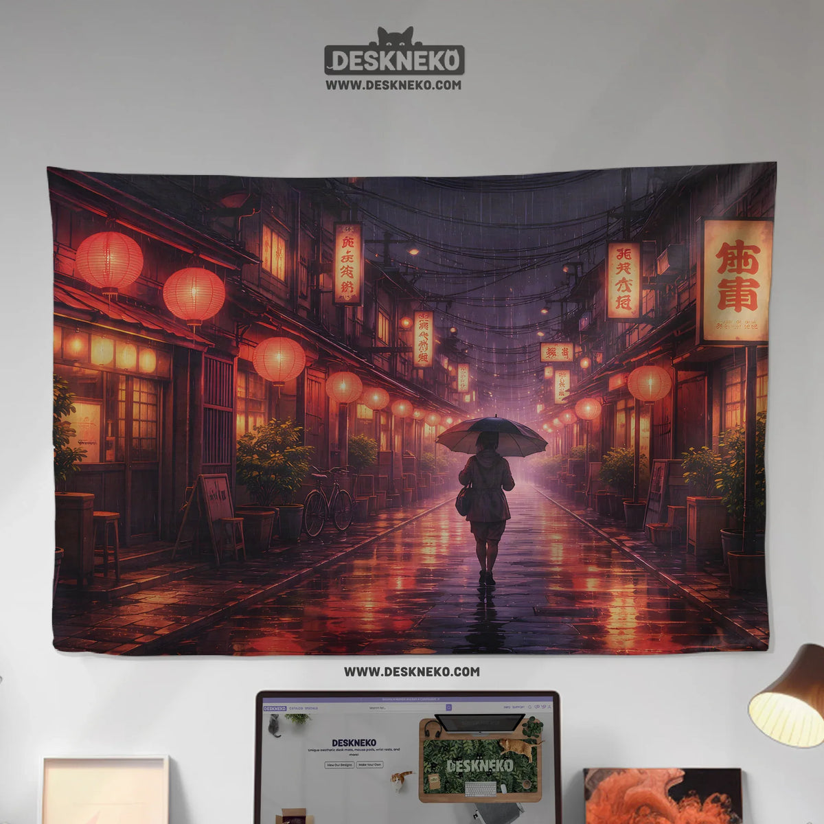 Lofi Anime Street - Deskneko
