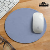 Pastel blue desk mat, periwinkle mousepad for clean desk setup