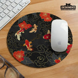 Koi fish desk mat mousepad