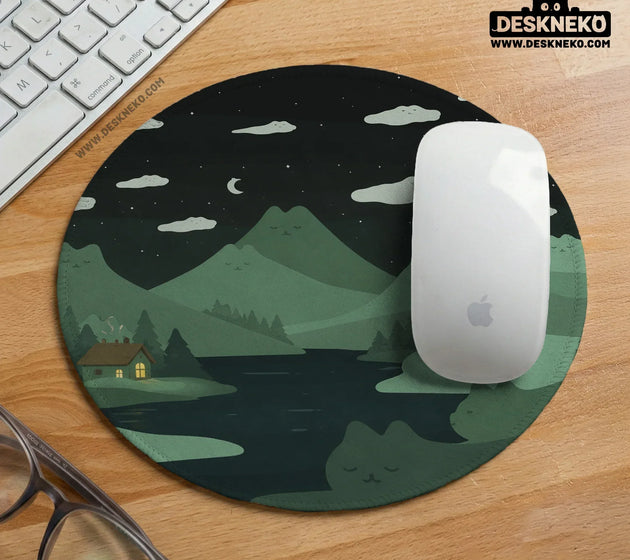 Ergonomic Mountain Mousepad and Keyboard Wrist Rest - Deskneko