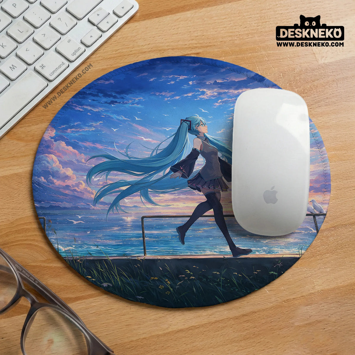 Anime girl landscape