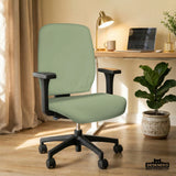 Soft sage green office chair cover