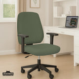 Warm forest green office chair cover