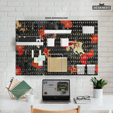 Koi fish pegboard set