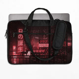 Red cyberpunk laptop sleeve & bag