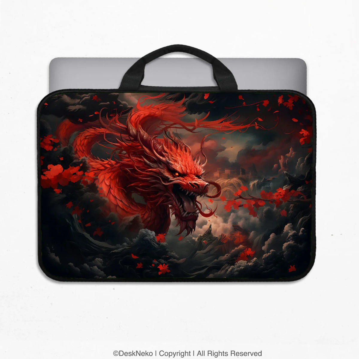 Red dragon laptop sleeve & bag