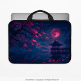 Dark sakura night laptop sleeves & bags
