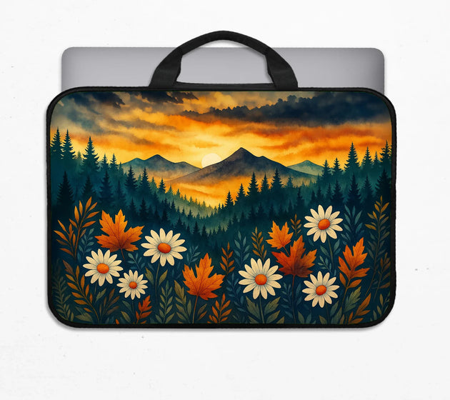 Autumn mountain laptop sleeve & bag
