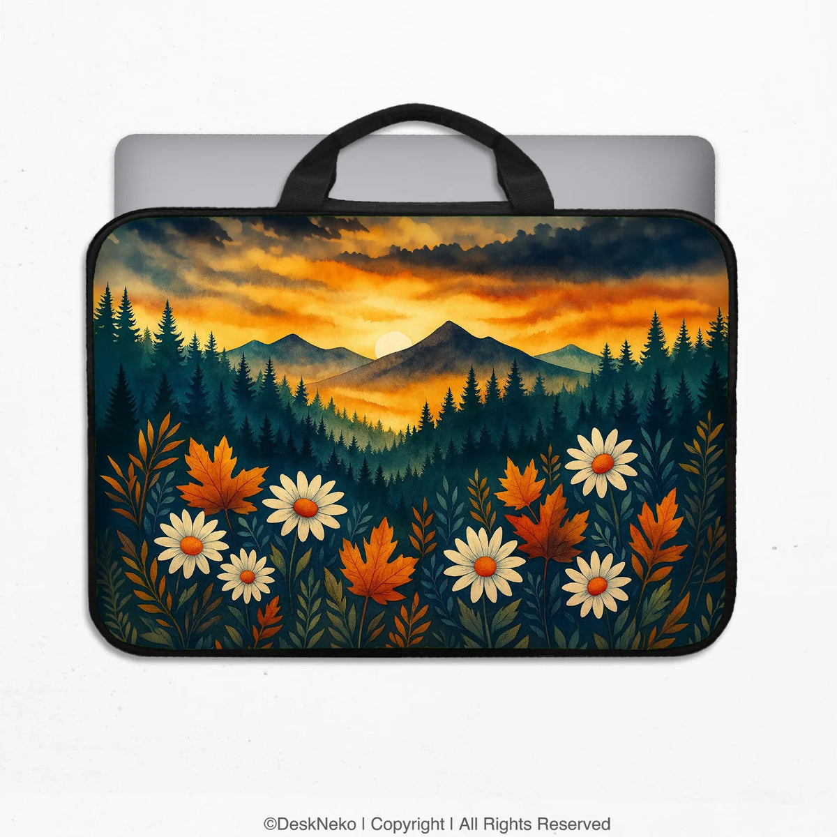 Autumn mountain laptop sleeve & bag